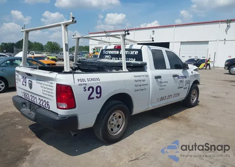 2022 Ram 1500 Classic Tradesman 4X2 6'4 Box from USA, damaged, VIN 1C6RR6FG5NS154825